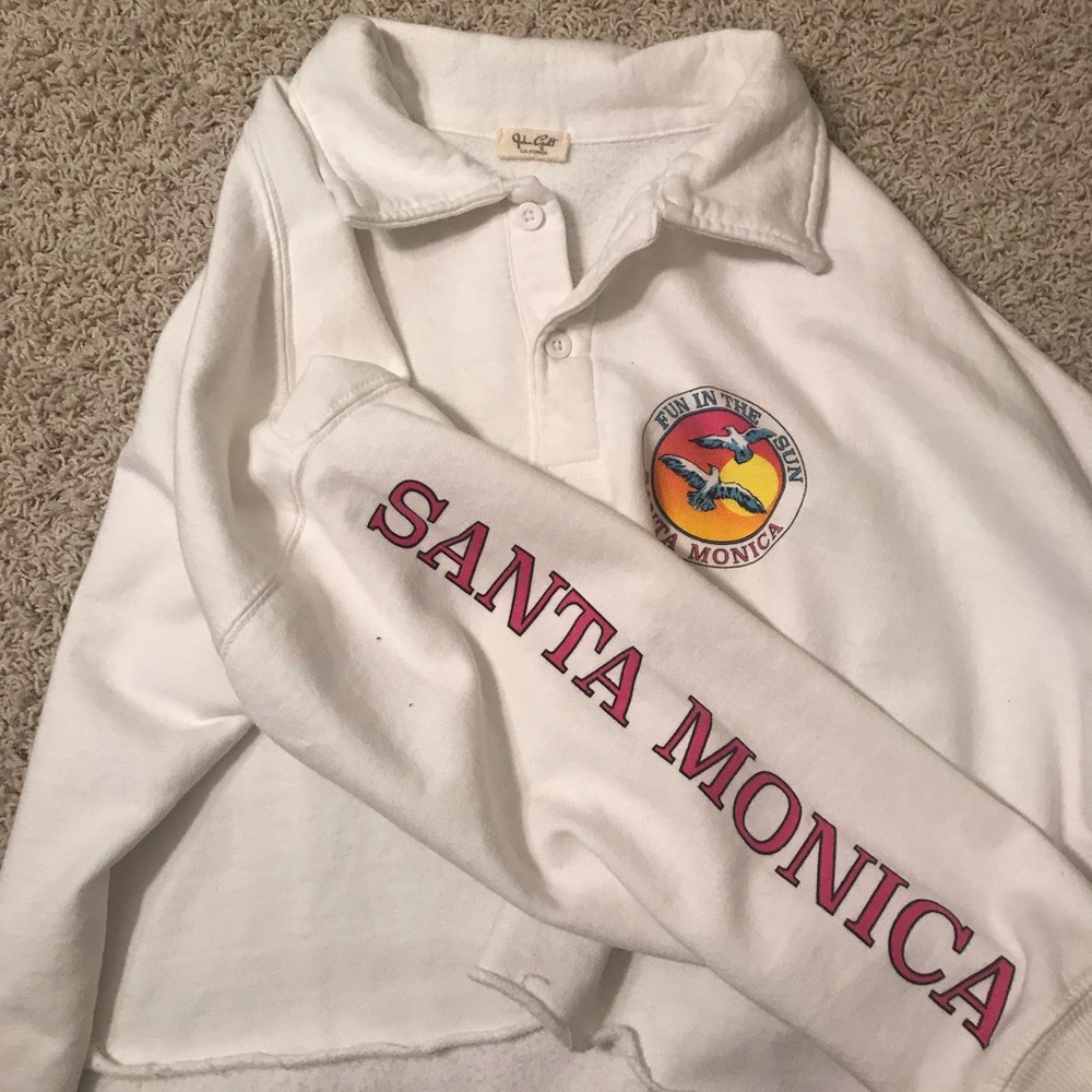 Brandy pull over cropped hoodie